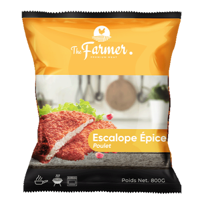 ESCALOPE EPICEE   " THE FARMER  " ACHAHADA SACHET 800 G