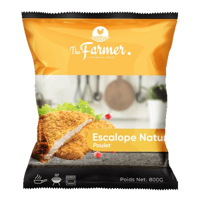 ESCALOPE NATURE  " THE FARMER  " ACHAHADA SACHET 800 G