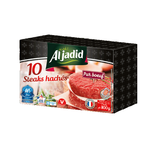 Steak haché AL JADID 80GR 32PCS