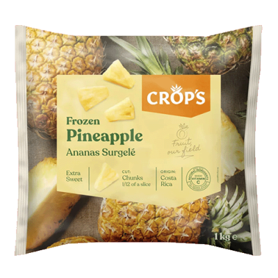 Ananas en morceaux - Crop's - 1kg