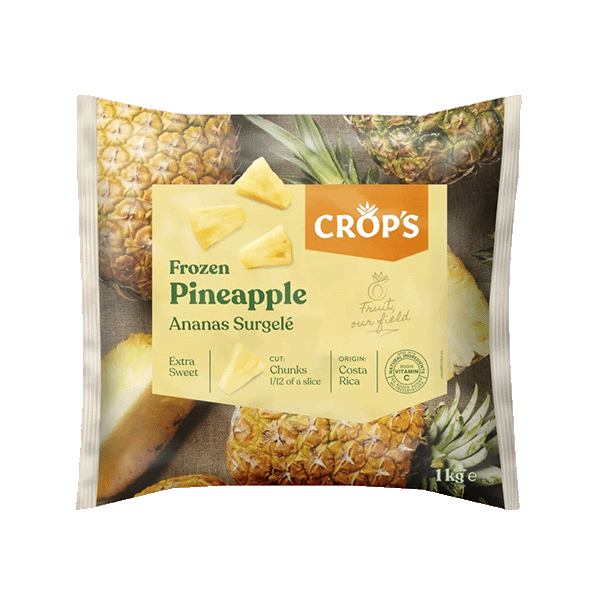 Ananas en morceaux - Crop's - 1kg