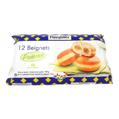 Beignets à la pomme sans huile de palme 12 pcs - Brioche Pasquier