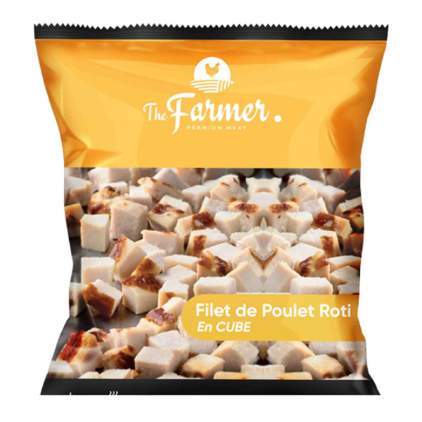 Emince de poulet roti cube - The farmer